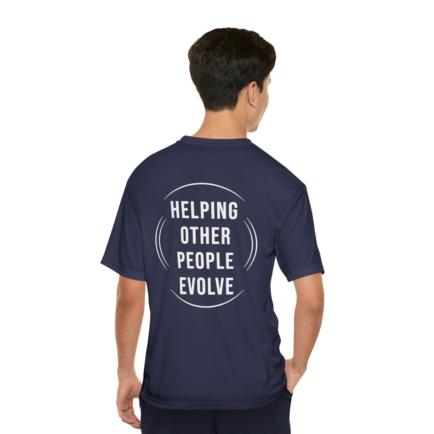 HUMANS APPAREL - Men's Performance T-Shirt - "HOPE" Helping Other People Evolve - Motivational Activewear