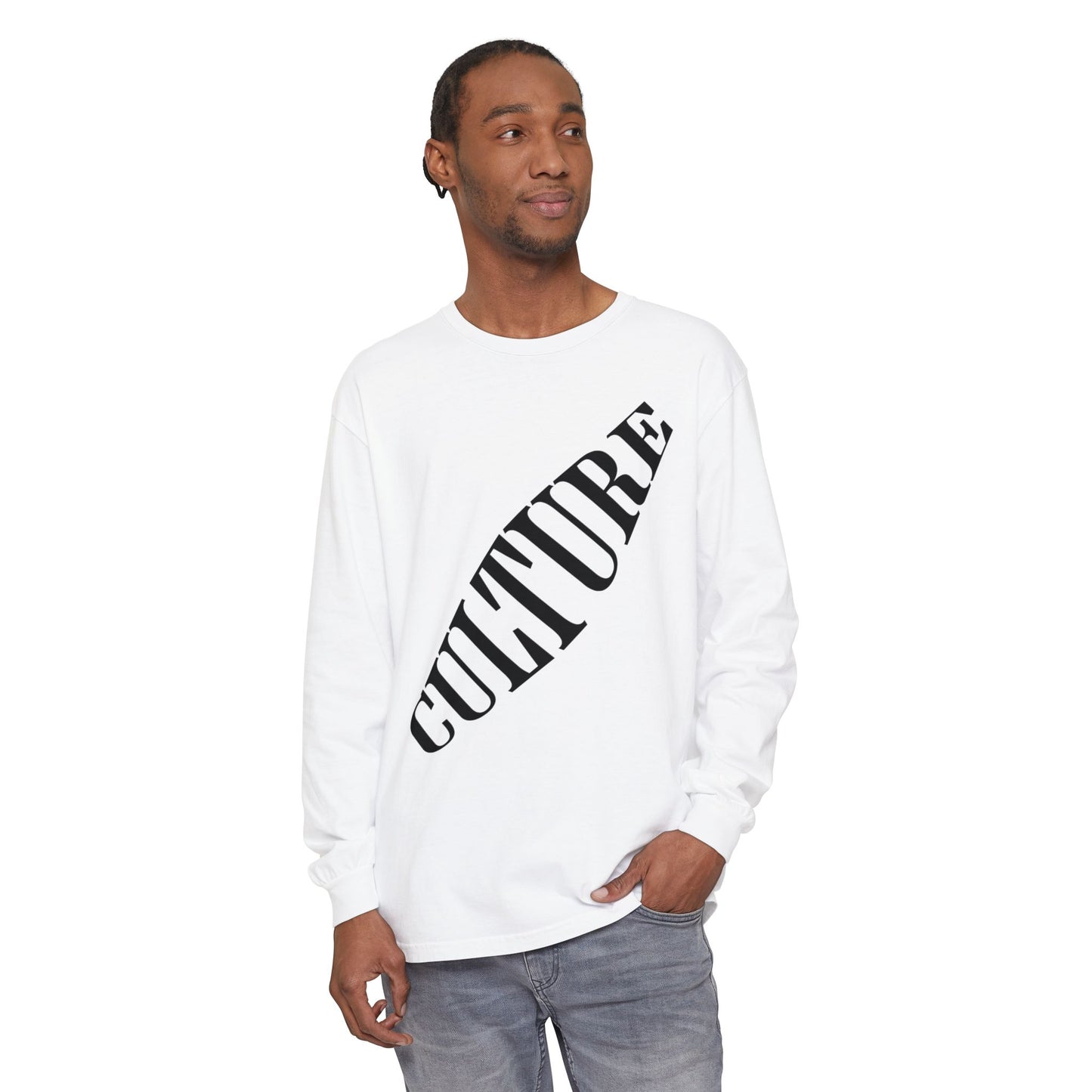 HUMANS APPAREL - Unisex Long Sleeve T-Shirt - 'Culture' Graphic Tee for Trendsetters