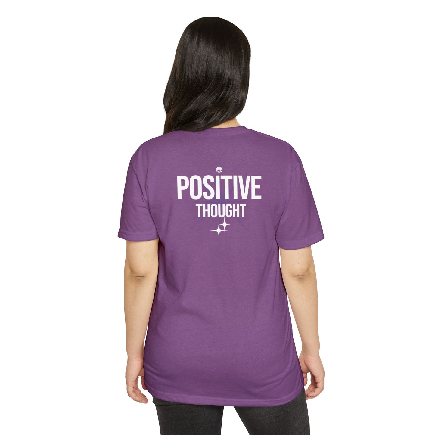 HUMANS APPAREL - Positive Thought Unisex CVC Jersey T-Shirt - Inspirational Quote Tee "Passion, Drive & Desire"