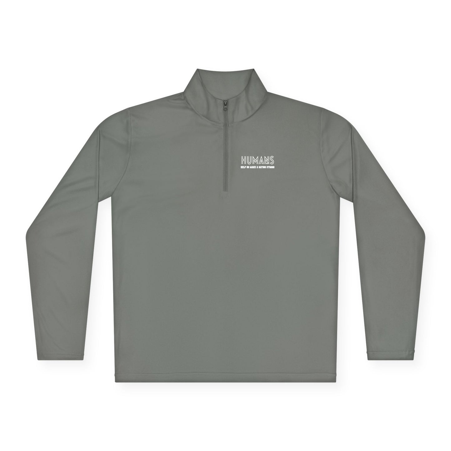 HUMANS APPAREL - Unisex Quarter-Zip Pullover - Cozy Layer for Humans, Perfect for Casual Outings, Gifts for Friends, Outdoor Adventures, Everyday Wear