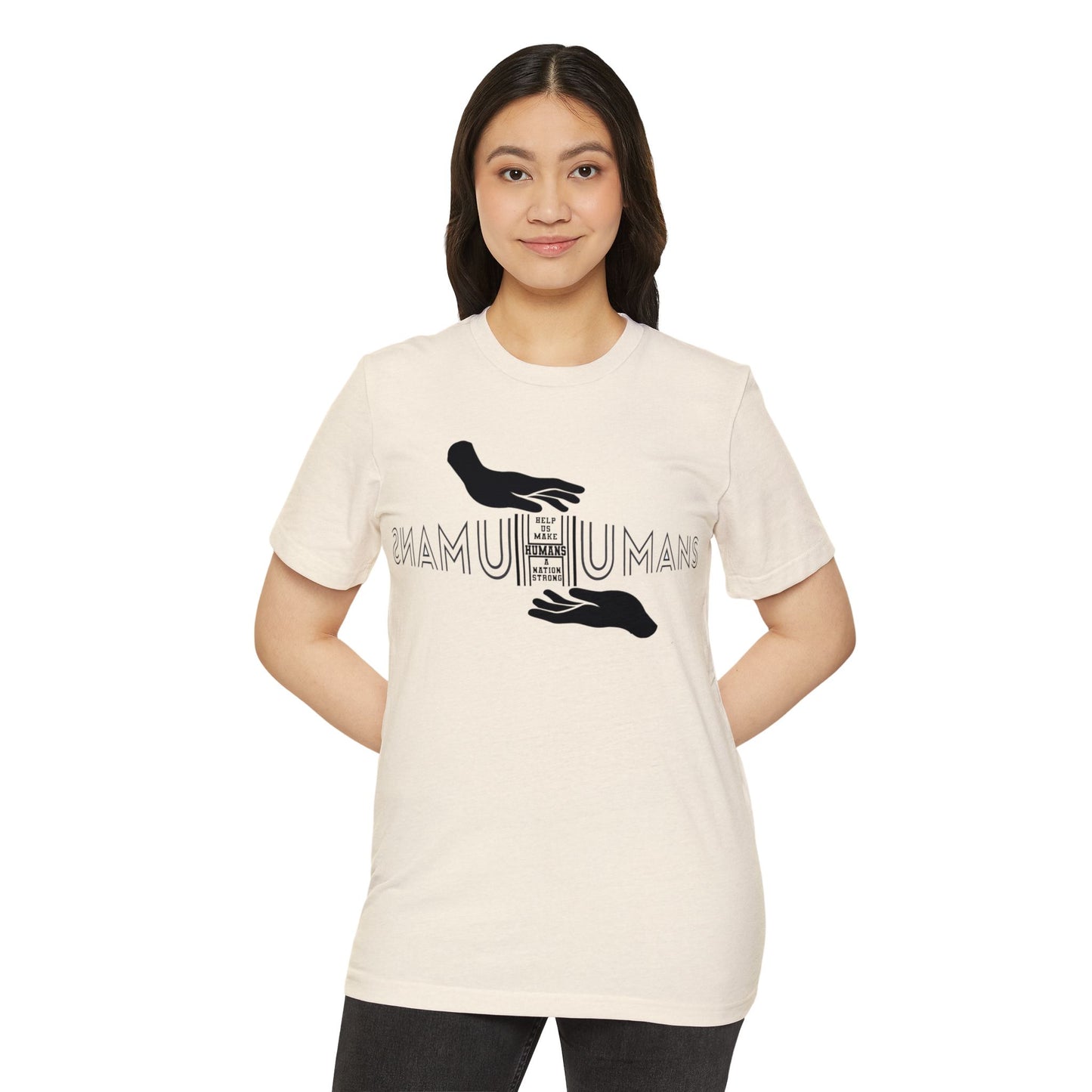 HUMANS APPAREL - Women's Organic T-Shirt - With Healing Hands Logo