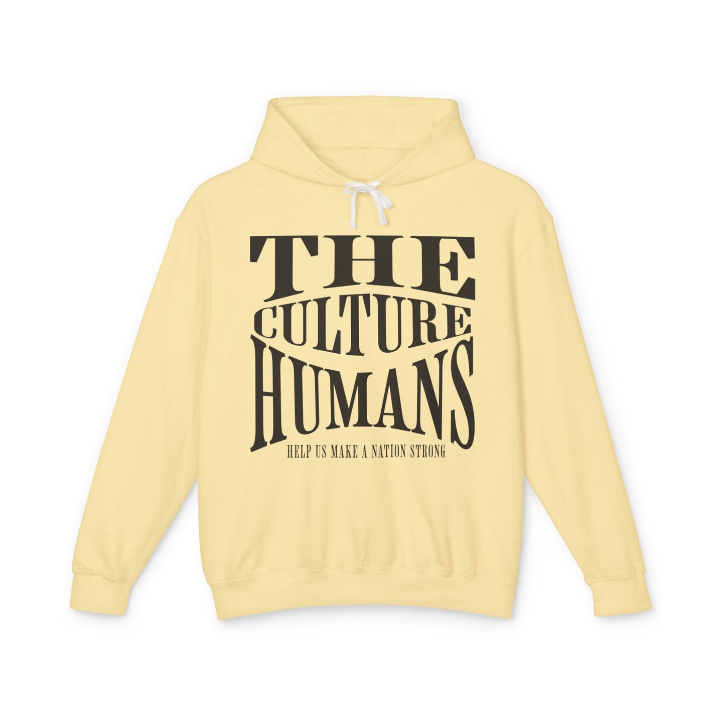 HUMANS APPAREL - Inclusive Culture Unisex Lightweight Hooded Sweatshirt | Motivational Gift for All | Perfect for Casual Wear