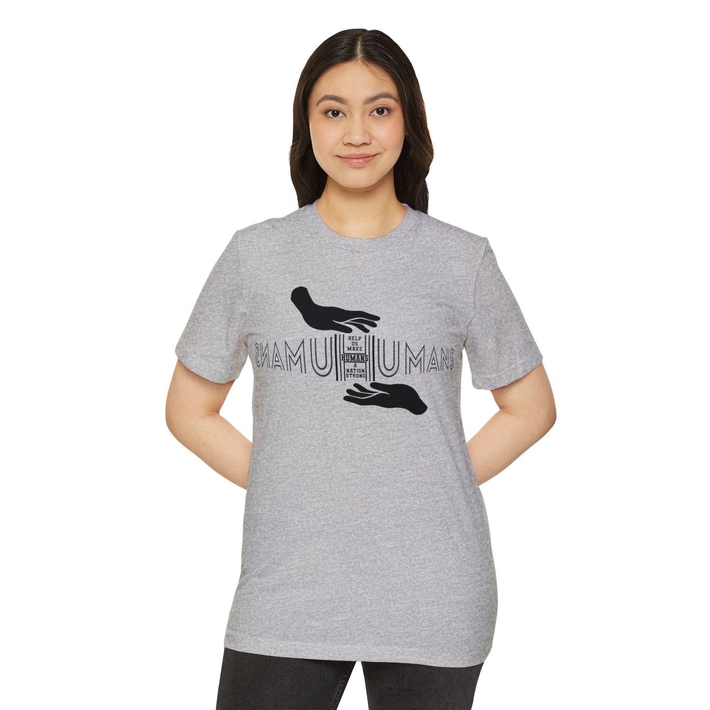 HUMANS APPAREL - Women's Organic T-Shirt - With Healing Hands Logo