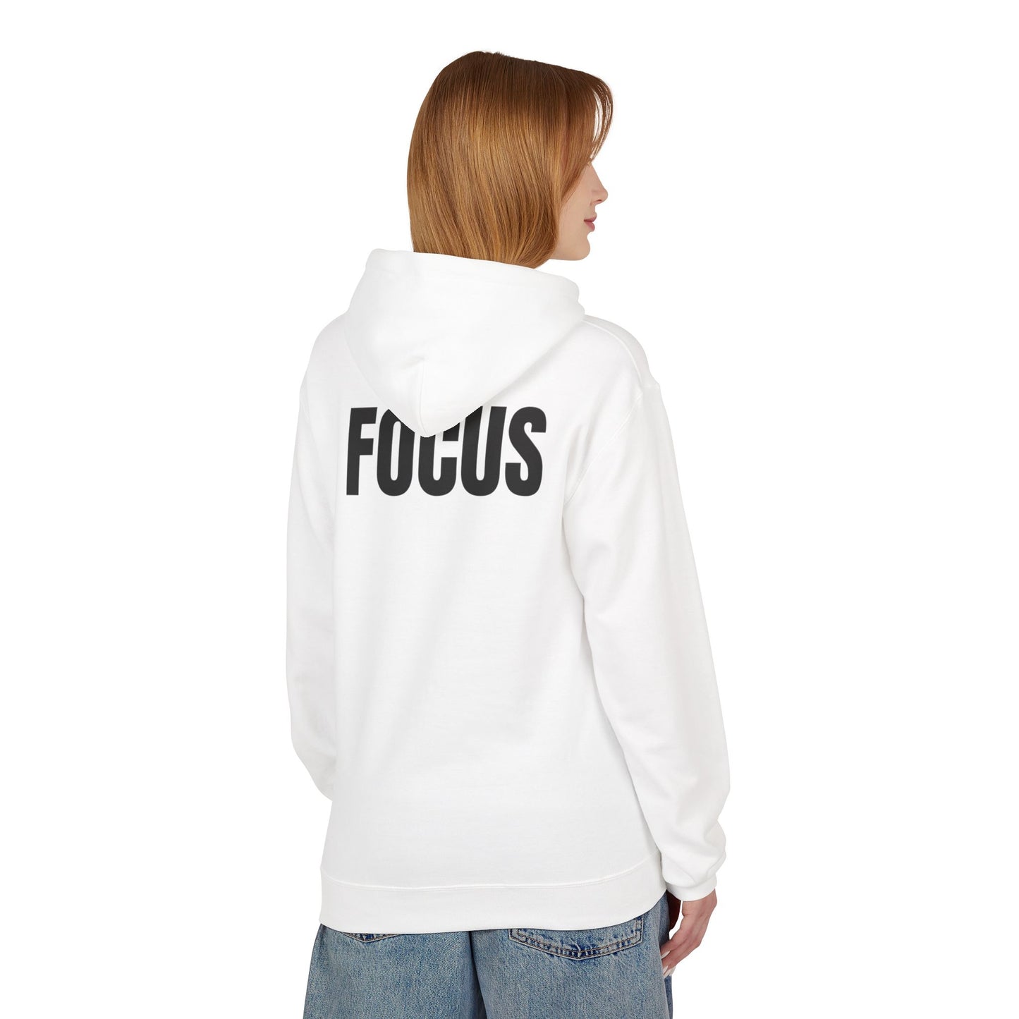 HUMANS APPAREL- "Focus Forward" Fleece Hoodie - Inspirational Fashion for Dreamers, Cozy Layer for Every Season, Motivational Gift for Friends, Unisex [...]