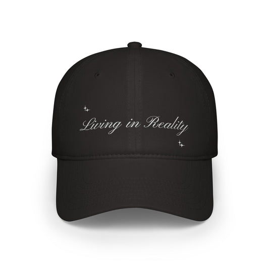 HUMANS BRAND - "Living in Reality" - Low Profile Baseball Cap - Trendy Cap for Casual Style