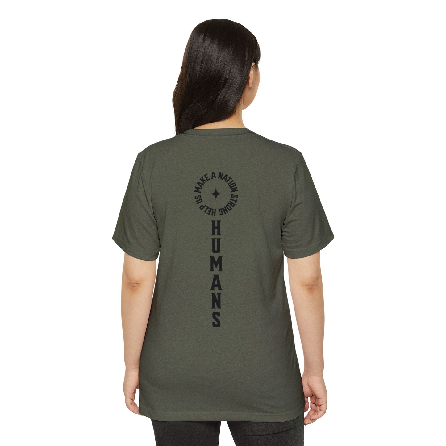 HUMANS APPAREL - Women's Organic T-Shirt - With Healing Hands Logo