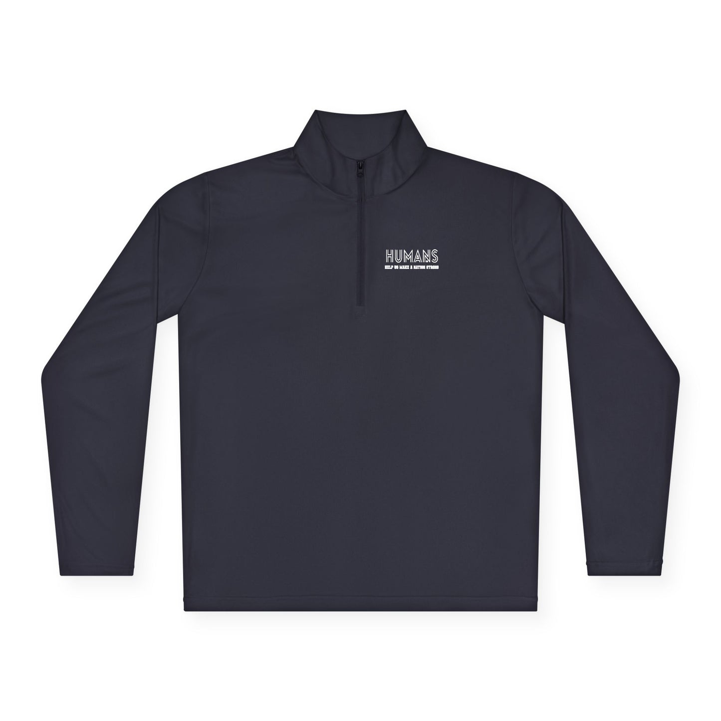 HUMANS APPAREL - Unisex Quarter-Zip Pullover - Cozy Layer for Humans, Perfect for Casual Outings, Gifts for Friends, Outdoor Adventures, Everyday Wear