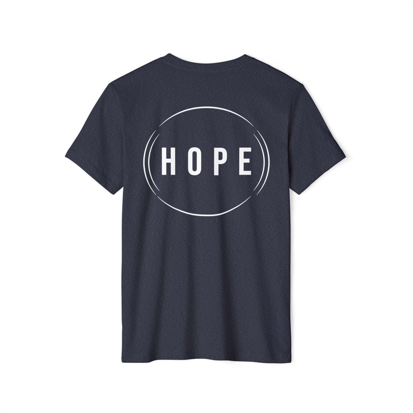 HUMANS APPAREL - Eco-Friendly Hope T-Shirt - Inspiring Message for Growth, Unisex Organic Tee.