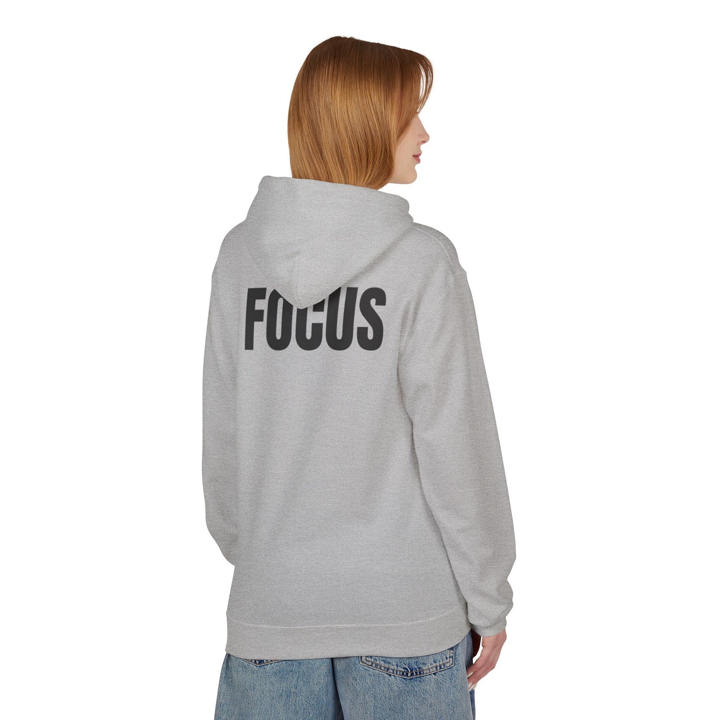 HUMANS APPAREL- "Focus Forward" Fleece Hoodie - Inspirational Fashion for Dreamers, Cozy Layer for Every Season, Motivational Gift for Friends, Unisex [...]