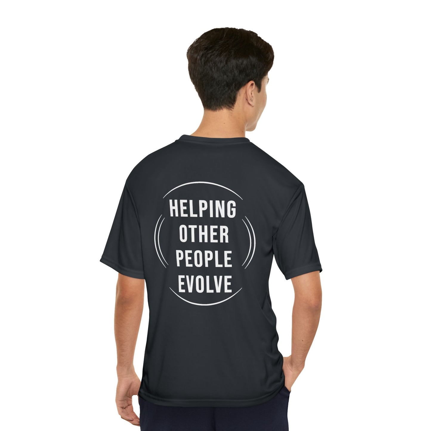 HUMANS APPAREL - Men's Performance T-Shirt - "HOPE" Helping Other People Evolve - Motivational Activewear