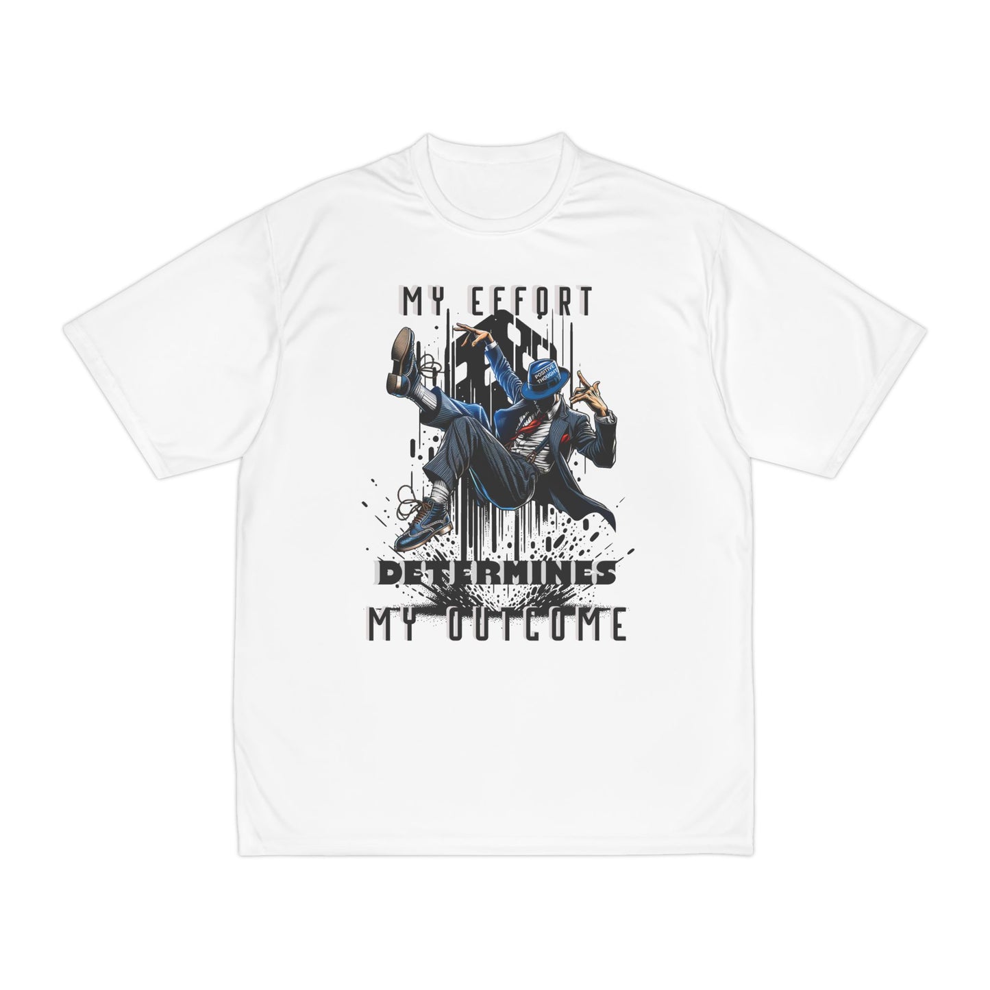 HUMANS BRAND - Motivational Men's Performance T-Shirt - 'My Effort Determines My Outcome'