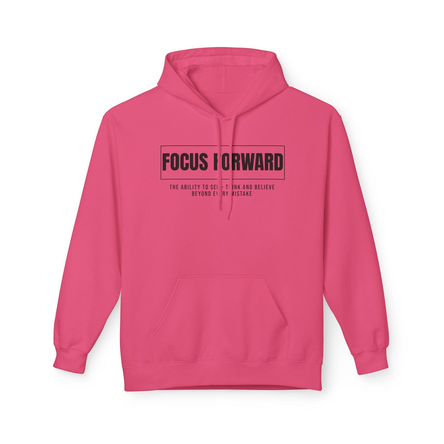 HUMANS APPAREL- "Focus Forward" Fleece Hoodie - Inspirational Fashion for Dreamers, Cozy Layer for Every Season, Motivational Gift for Friends, Unisex [...]