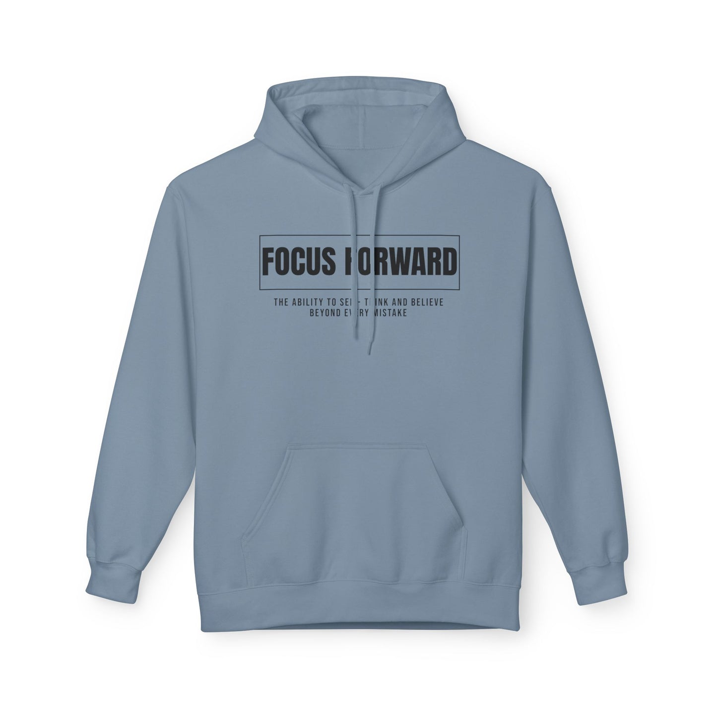 HUMANS APPAREL- "Focus Forward" Fleece Hoodie - Inspirational Fashion for Dreamers, Cozy Layer for Every Season, Motivational Gift for Friends, Unisex [...]