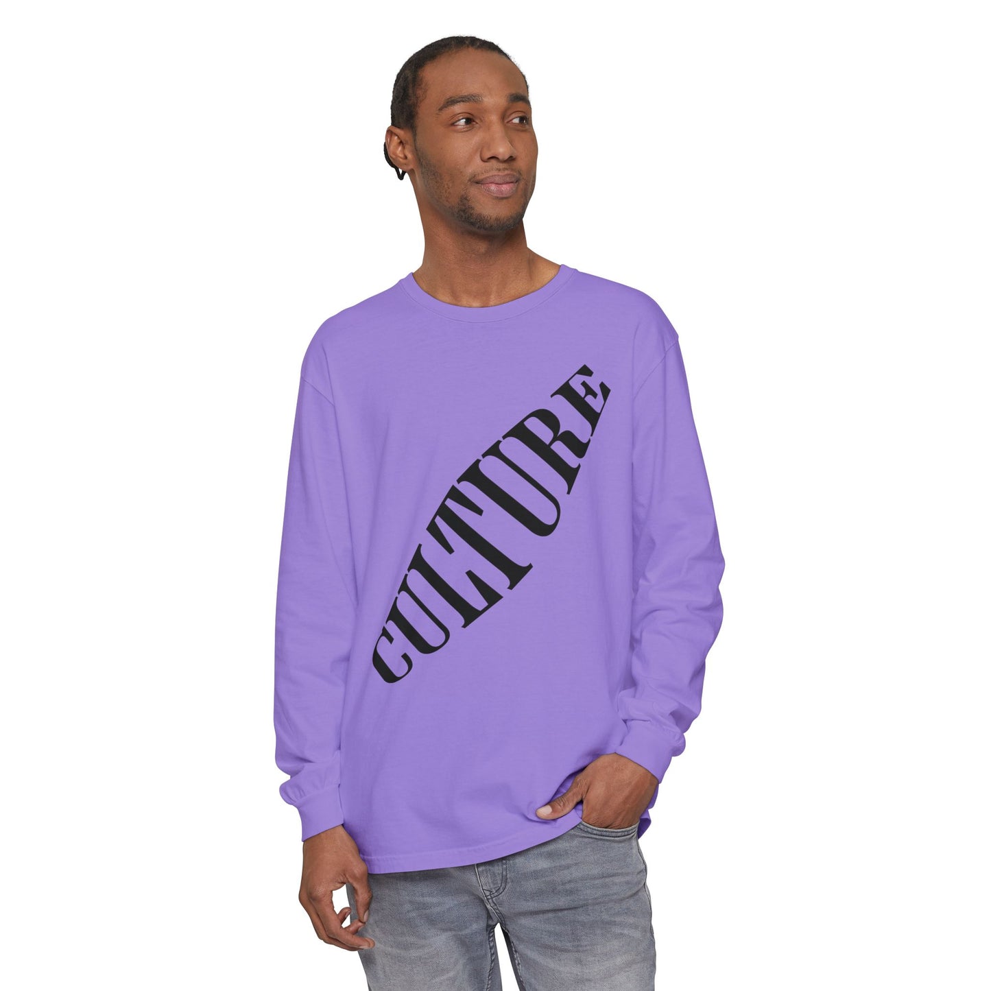 HUMANS APPAREL - Unisex Long Sleeve T-Shirt - 'Culture' Graphic Tee for Trendsetters